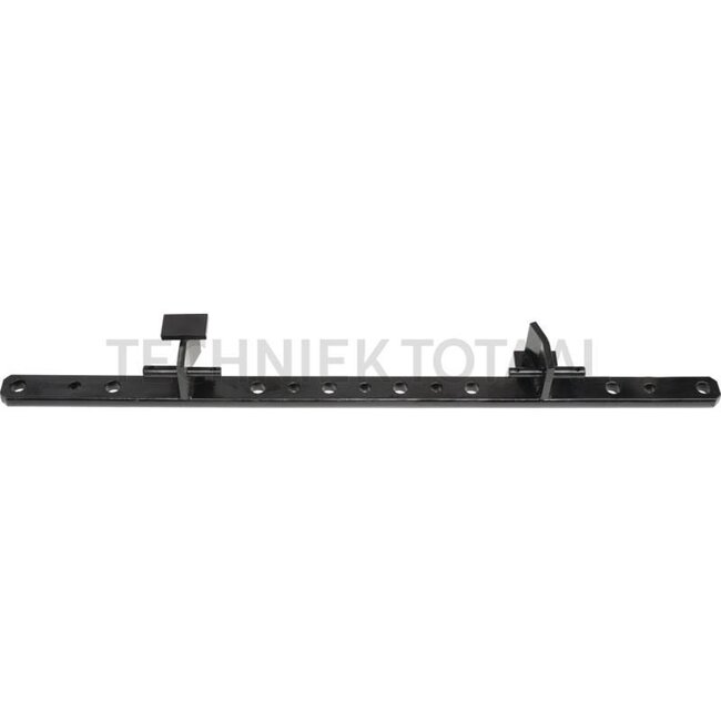 GRANIT Gatenbalk niet draaibaar cat. 1-2, 1100 x 80 x 30 mm, 9 gaten