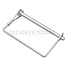 GRANIT Linch pin for tube - 20099125 | A: 12 mm | B: 75 mm | C: 67 mm | D: 20 mm | E: 10 mm | F: 2,3 mm | Version: galvanised