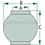 GRANIT Heavy Duty topstangkogel, VPE 10 Cat. 3 - 10 stuks - 200120030/10 | Categorie: 3 | Uitvoering: Heavy Duty | A: 32 mm | B: 60 mm | C: 51 mm