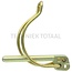 GRANIT Linch pin for tube 8 x 62 - 20006752900 | A: 7,5 mm | B: 50 mm | C: 62 mm | D: 83 mm | E: 20 mm | F: 24 mm | Version: galvanised