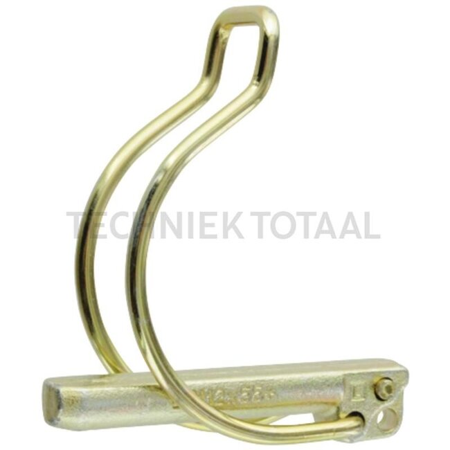 GRANIT Rohrklappstecker 12 x 55 - 20006122501 | A: 11,5 mm | B: 50 mm | C: 55 mm | D: 72 mm | E: 15 mm | F: 24 mm | Ausführung: verzinkt