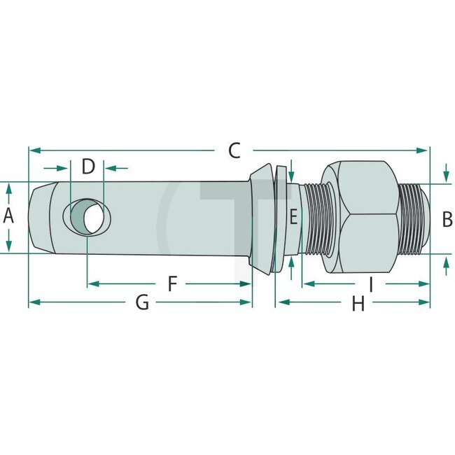 GRANIT Lower link pin Cat. 3