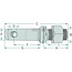 GRANIT Lower link pin cat. 3, 36 mm, thread 1-1/8 UNF, 146 mm