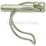 Linch pin for tube 12 x 45 - 20006122500 | A: 11,5 mm | B: 40 mm | C: 45 mm | D: 62 mm | E: 15 mm | F: 20 mm | Version: galvanised