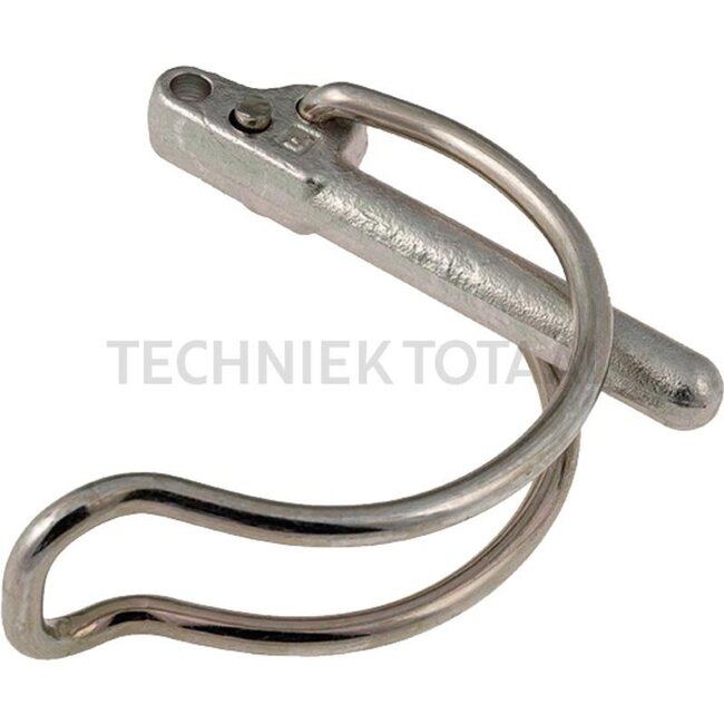 GRANIT Linch pin for tube 6 x 42 - 5 pcs. - 20006552500/5 | A: 5,5 mm | B: 35 mm | C: 42 mm | D: 63 mm | E: 13,5 mm | F: 20 mm | Version: galvanised
