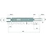 GRANIT Hydraulic lifting strut clevis/clevis, 680 mm, stroke 208 mm