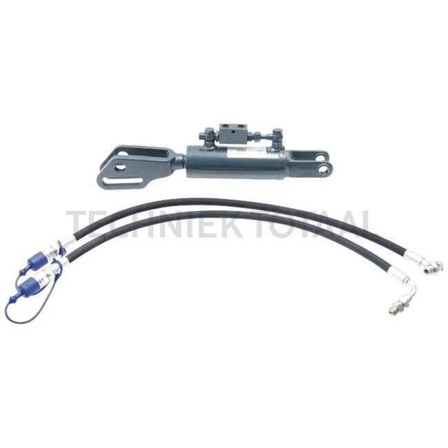 GRANIT Hydraulische Hubstrebe Sperrblock mit 3/8" Gewinde - 7181717601 | Bauart: Gabelgelenk / Gabelgelenk | A: 26 mm | S: 37 mm | B: 22 mm | S1: 32 mm | L: 460 mm | C: 35 mm | D: 70 mm | Hub: 110 mm | passend für: New Holland | Länge: 460 mm