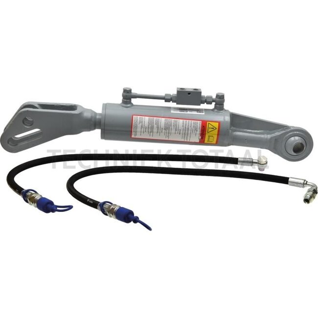 GRANIT Hydraulische Hubstrebe Sperrblock mit 3/8" Gewinde - 71804888 | Bauart: Gabelgelenk / Kugelgelenk | A: 28 mm | B: 32 mm | L: 720 mm | C: 45 mm | D: 90 mm | Hub: 190 mm | passend für: Deutz, Hürlimann | Länge: 720 mm