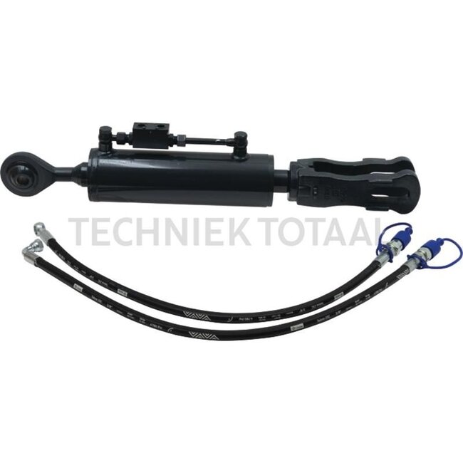 GRANIT Hydraulische Hubstrebe Hydraulik Hubarm - 71818772 | Bauart: Gabelgelenk / Kugelgelenk | A: 40 mm | B: 22 mm | S1: 39 mm | L: 700 mm | C: 45 mm | D: 102 mm | Hub: 208 mm | passend für: Claas | Länge: 700 mm