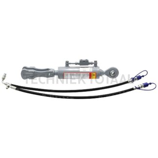 Hydraulic lifting strut clevis/ball joint, 640 mm, stroke 250 mm