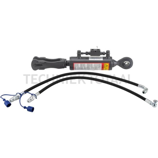 GRANIT Hydraulische Hubstrebe Hydraulik Hubarm - 71818771 | Bauart: Gabelgelenk / Kugelgelenk | B: 22 mm | L: 600 mm | C: 40 mm | D: 80 mm | Hub: 108 mm | passend für: New Holland | Länge: 600 mm