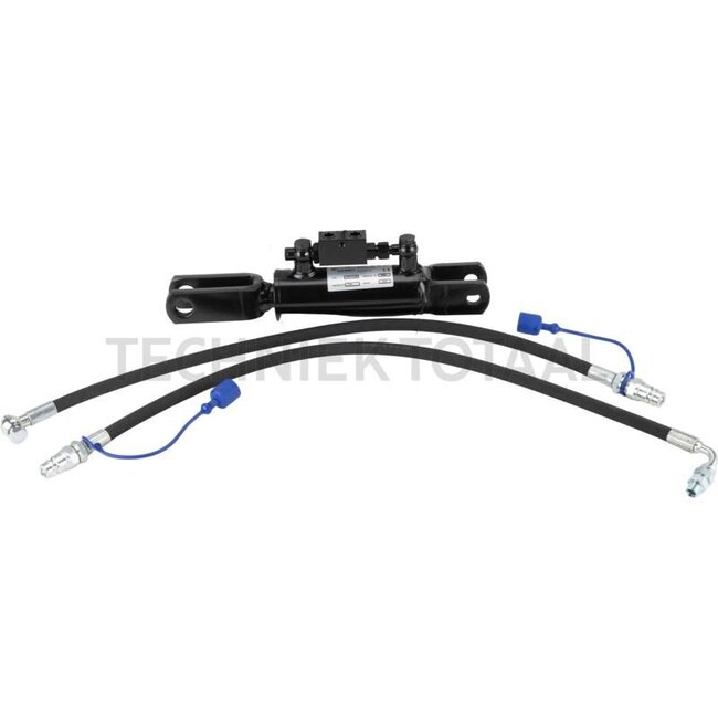 GRANIT Hydraulic lifting strut Check valve with 3/8" thread - 71817145 | Type: Clevis joint/clevis joint | A: 26 mm | S: 40 mm | B: 18 mm | S1: 26 mm | L: 390 mm | C: 35 mm | D: 63 mm | Stroke: 130 mm | suitable for: New Holland | Length: 390 mm