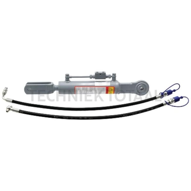 GRANIT Hydraulic lifting strut Check valve with 3/8" thread - 71812058 | Type: Clevis joint/ball joint | A: 21 mm | B: 21 mm | S1: 35 mm | L: 670 mm | C: 35 mm | D: 70 mm | Stroke: 238 mm | suitable for: John Deere | Length: 670 mm