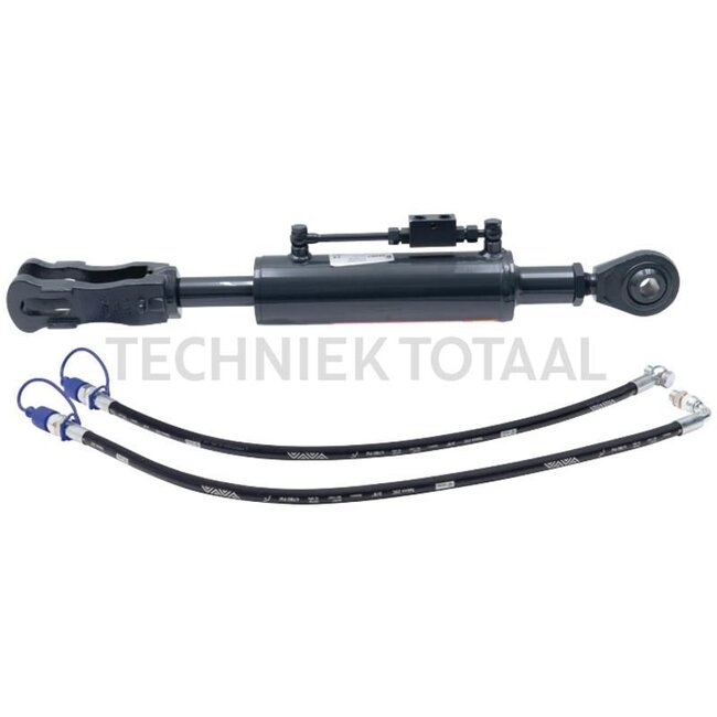 GRANIT Hydraulische Hubstrebe Hydraulik Hubarm - 71818009 | Bauart: Gabelgelenk / Kugelgelenk | A: 37,5 mm | B: 28 mm | L: 860 mm | C: 45 mm | D: 102 mm | Hub: 233 mm | passend für: Claas | Länge: 860 mm