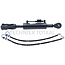 GRANIT Hydraulische Hubstrebe Hydraulik Hubarm - 71818009 | Bauart: Gabelgelenk / Kugelgelenk | A: 37,5 mm | B: 28 mm | L: 860 mm | C: 45 mm | D: 102 mm | Hub: 233 mm | passend für: Claas | Länge: 860 mm