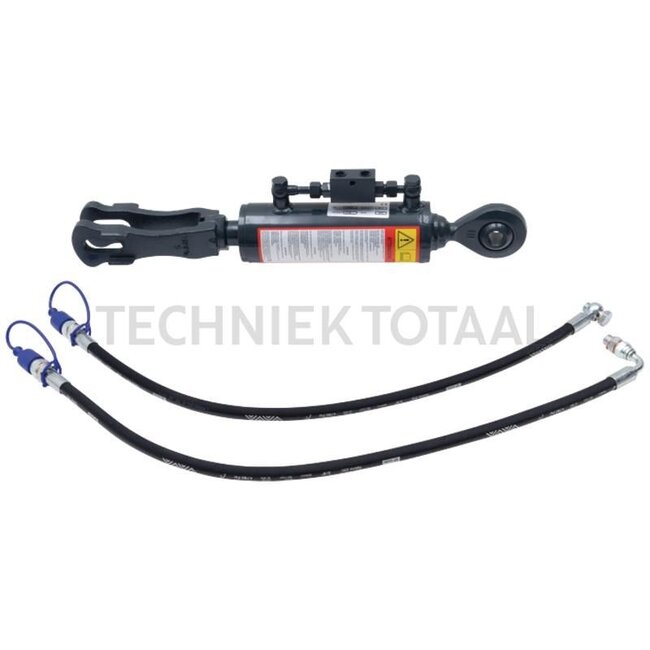 GRANIT Hydraulische Hubstrebe Hydraulik Hubarm - 71818010 | Bauart: Gabelgelenk / Kugelgelenk | B: 22 mm | L: 600 mm | C: 40 mm | D: 92 mm | Hub: 148 mm | passend für: Claas | Länge: 600 mm