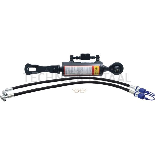 GRANIT Hydraulische Hubstrebe - 71818022 | Bauart: Gabelgelenk / Kugelgelenk | A: 22 mm | S1: 32,5 mm | L: 590 mm | D: 102 mm | passend für: Claas | passend für: Claas