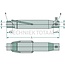 Walterscheid Bush - 395309693, 1309693 | Version: With grease nipple | I: M36 x 3 mm | L: 480 mm | Assembly notes: The sleeve has both a right-hand thread and a left-hand thread.