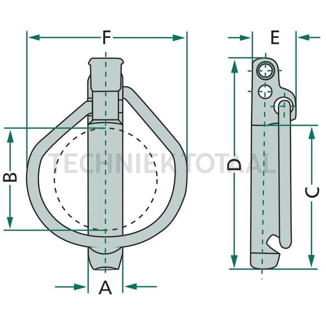 Assortiment de goupilles clips - 5 pièces - 4990035