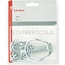 Rohrklappstecker - 4991247, 84991247 | A: 19 mm | B: 60 mm | C: 48 mm | D: 4 mm