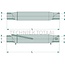GRANIT Slotted spring pin - 200992210 | Version: Without grease nipple | I: 1 1/8" mm | L: 510 mm | Thread: 1 1/8"