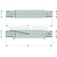 GRANIT Slotted spring pin - Version: Without grease nipple. I (mm): 1 1/8"". L (mm): 510