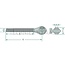 Walterscheid Draadspindel Cat. 2 - 395202608, 1202608 | I: M27 x 3 mm | Uitvoering: linkse draad | A: 22,25 mm | B: 200 mm | C: 44 mm | G: 260 mm | F: 60 mm