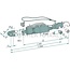 Walterscheid Hydraulischer Oberlenker - 395207240, 1207240 | A Kat.: 3 / 32 | B Kat.: 3 / 32 | F: 562 / 747 mm | Zylinder-Ø innen E: 105 mm | Sperrblock: oben | Zugkraft: 11,7 t | Hub: 185 mm | L2: 562 mm | Leistung bis kW: 147 (200) PS | Beschreibung: Zugkraft in t b