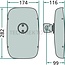 Spiegel - 65499033 | Abmessungen: 282 x 174 x 99 mm | Breite: 174 mm | Höhe: 282 mm | Länge: 99 mm | Betriebsspannung: 12 V | Ausführung: beheizt | Stangen-Ø: 16, 19, 22 mm