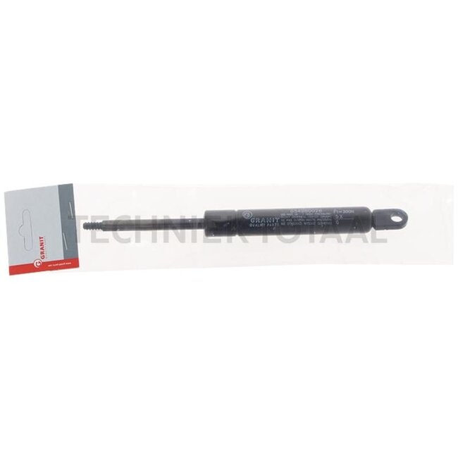 GRANIT GRANIT gas strut - 654980028, 3901826M91, 54781, 054781 | Newtons: 300 | A: 215 mm | B: 110 mm | C: 8 mm | D: 8 mm | To fit: roof hatch | Form: 8