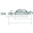 GRANIT Hydraulische topstang Cat. 3/2 - 674 / 874 mm