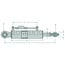 GRANIT Hydraulischer Oberlenker verstellbar, Gewinde M30 x 3 - 20003006, 20930004, 020930004 | A Kat.: 2 / 25,4 | B Kat.: 2 / 25,4 | F: 575 / 815 mm | Kolbenstangen-Ø D: 36 mm | Zylinder-Ø innen E: 63 mm | Hubkraft: 5 t | Zugkraft: 4 t | Verstellbar: Ja | Hub: 2