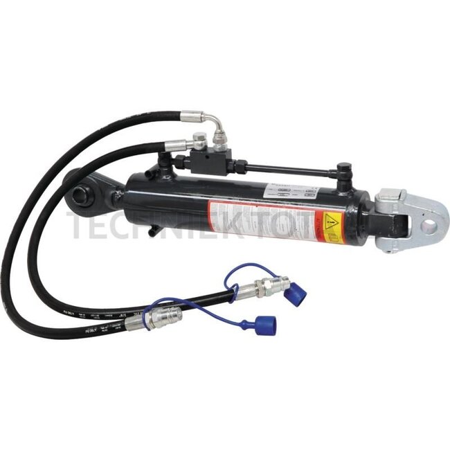 GRANIT Hydraulic top link - 20012842 | A cat.: 2 / 25,4 | B cat.: 2 / 25,4 | F: 600 / 880 mm | Piston rod Ø D: 40 mm | Cylinder Ø inner E: 80 mm | Lifting force: 9 t | Tensile force: 6 t | Stroke: 280 mm | I: 51 mm | H: 400 mm | G: 495 mm | Type: Clevis joint/ba