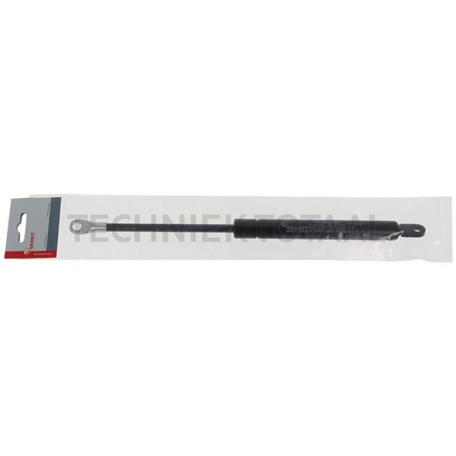 GRANIT Gasdrukveer - 654980026, 701990 | Passend voor: Deur | Newton: 100 | A: 320 mm | B: 165 mm | C: 8 mm | D: 8 mm | Vorm: 1 | Slag: 116 mm