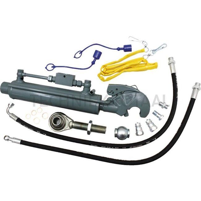 GRANIT Hydraulischer Oberlenker Sperrblock oben - 20011255, Y603028AC | A Kat.: 2 / 25,4 | B Kat.: 2 / 25,4 | F: 635 / 915 mm | Kolbenstangen-Ø D: 30 mm | Zylinder-Ø innen E: 60 mm | Sperrblock: oben | Hubkraft: 5 t | Zugkraft: 3 t | Verstellbar: Ja | Hub: 270 m