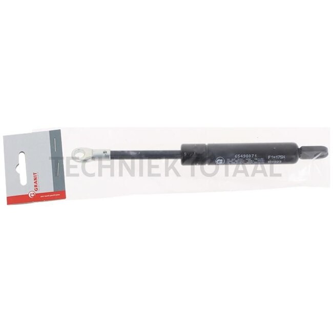 GRANIT GRANIT gas strut - 65498071, 6-10018200, 709399 | Newtons: 175 | A: 200 mm | B: 105 mm | C: 8 mm | D: 8 mm | Form: 1