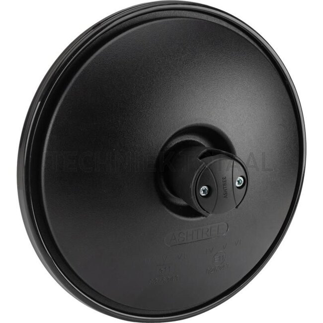 GRANIT Mirror - 11995904, JS - Serie | Dimensions: 307 x 307 mm | Height: 307 mm | Width: 307 mm | Radius of curvature: 330 mm | Version: Unheated | Additional information: Break-proof | Rod Ø: 16 - 28 mm