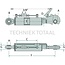 GRANIT Hydraulic top link cat. 2, 660 - 940 mm, stroke 280 mm, Ø 80 mm | 2.0926.00.4, 02.0926.00.4, Y804028AT