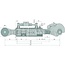 GRANIT Hydraulische topstang Cat. 2 - 540 / 746 mm
