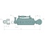 GRANIT Hydraulic top link cat. 3, 760 - 995 mm, stroke 235 mm, 18 ton | 4295829M91