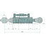 GRANIT Hydraulischer Oberlenker Sperrblock oben - 20000231, 002000023100, 0002000023100 | A Kat.: 2 / 25,4 | B Kat.: 1 / 19 | F: 550 / 790 mm | Kolbenstangen-Ø D: 35 mm | Zylinder-Ø innen E: 70 mm | Sperrblock: oben | Hubkraft: 6 t | Zugkraft: 5 t | Hub: 240 mm