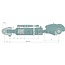 GRANIT Hydraulic top link cat. 3, 700 - 948 mm, stroke 248 mm, 14 ton