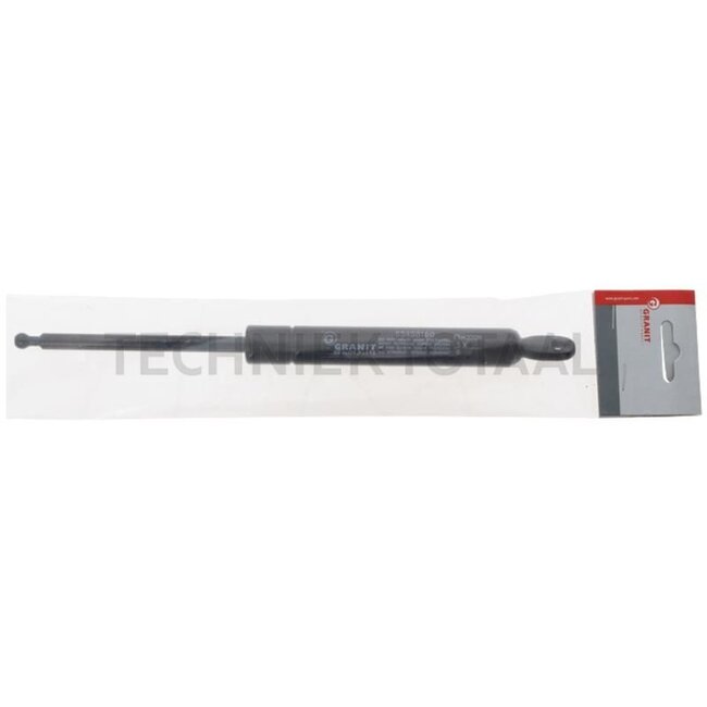 GRANIT GRANIT gas strut - 65498160, 5125289, 5116437, 5108535, 711311 | Newtons: 250 | A: 255 mm | B: 120 mm | C: 8 mm | D: 6 mm | To fit: roof | Form: 9