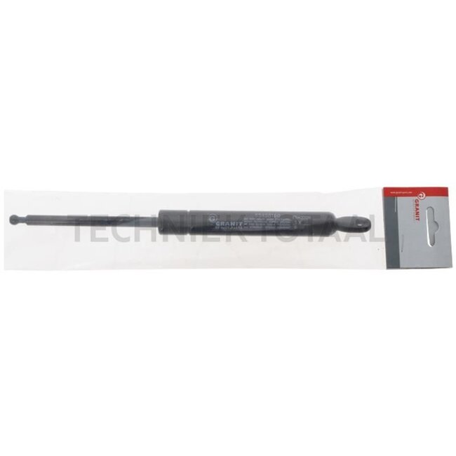 GRANIT GRANIT gas strut - Newtons: 250. A (mm): 255. B (mm): 120. C (mm): 8. D (mm): 6. To fit: roof - 5125289, 5116437, 5108535, 711311