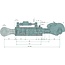 GRANIT Hydraulic top link cat. 2, 700 - 1036 mm, stroke 336 mm, Ø 70 mm | 84301987