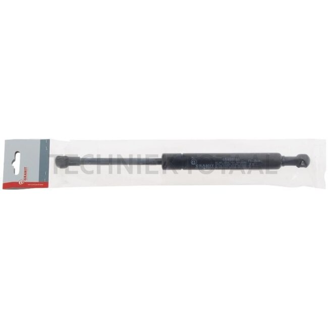 GRANIT Gas strut - Newtons: 250. A (mm): 260. B (mm): 130. C (mm): 10. D (mm): 10. To fit: door - AL110629, AL78435, 691952