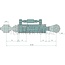 GRANIT Hydraulischer Oberlenker Sperrblock oben - 20000230, 002000023000, 0002000023000 | A Kat.: 1 / 19 | B Kat.: 2 / 25,4 | F: 610 / 1035 mm | Kolbenstangen-Ø D: 35 mm | Zylinder-Ø innen E: 63 mm | Sperrblock: oben | Hubkraft: 5 t | Zugkraft: 4 t | Hub: 425 mm