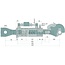GRANIT Hydraulic top link cat. 1/2, 430 - 590 mm, stroke 160 mm | 87549637