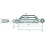 GRANIT Hydraulic top link cat. 3 / 40, 760 - 995 mm, stroke 235 mm, 18 ton | 2-00-00228