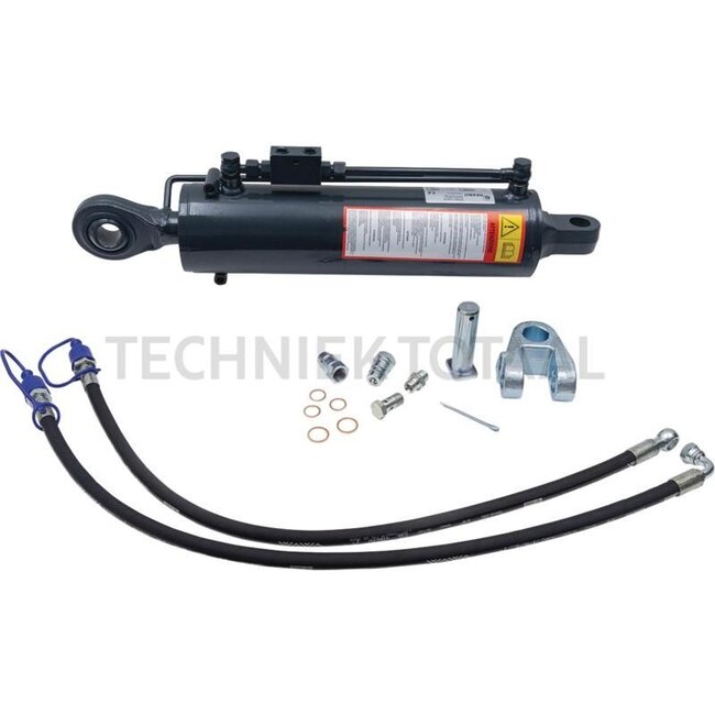 GRANIT Hydraulic top link - 20018208 | Top link type: hydraulic | Type: Clevis joint/ball joint | A cat.: 3 / 32 | B cat.: 3 / 32 | I: 51 mm | F: 700 / 1028 mm | Stroke: 328 mm | Piston rod Ø D: 45 mm | Cylinder Ø inner E: 105 mm | G: 553 mm | H: 453 mm | Tensil